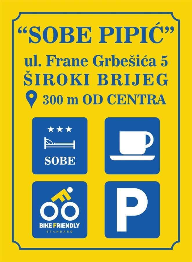 Sobe Pipic Apart otel Široki Brijeg Dış mekan fotoğraf